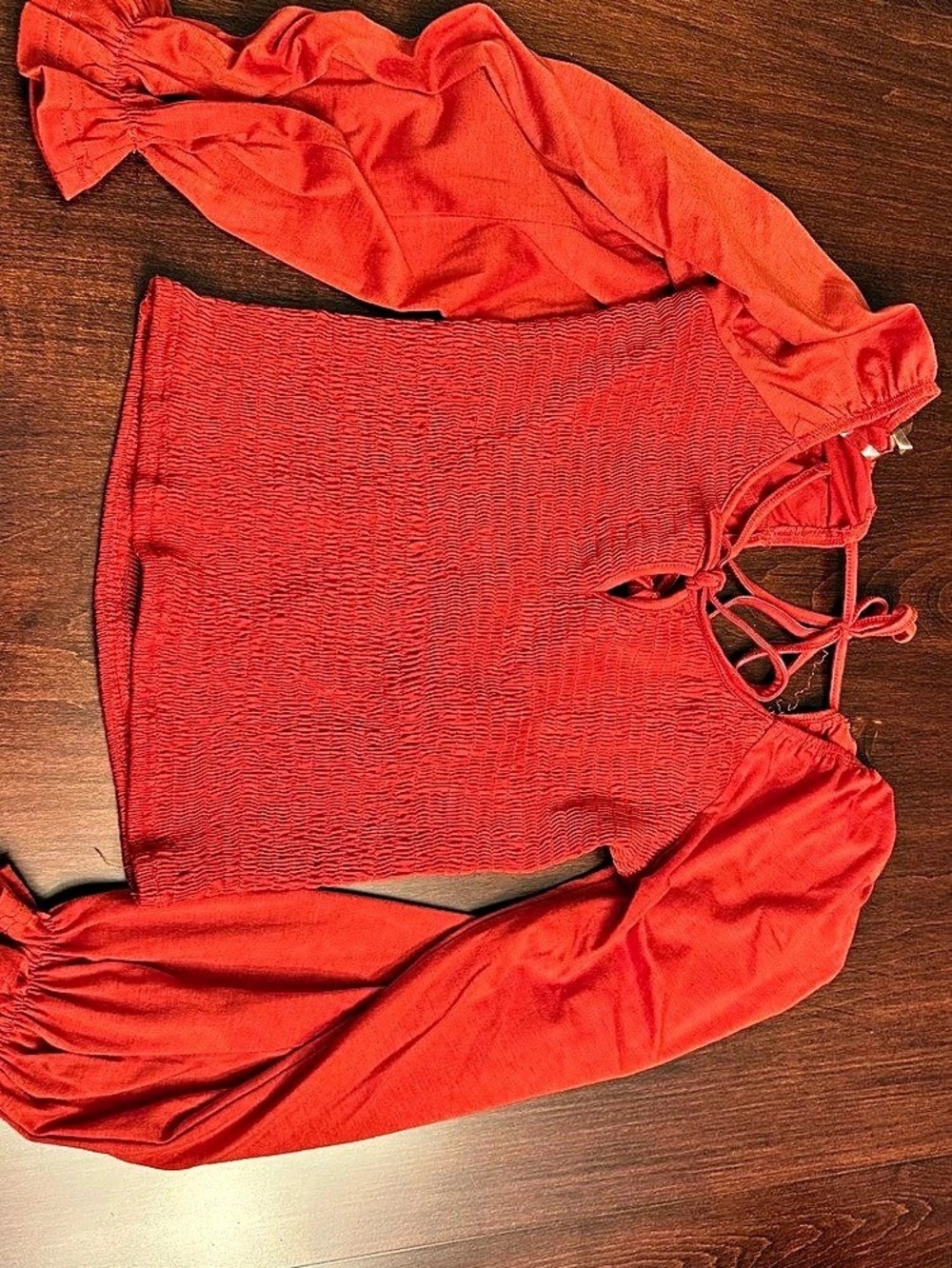 Willow and Root Orange top Size Small Like New